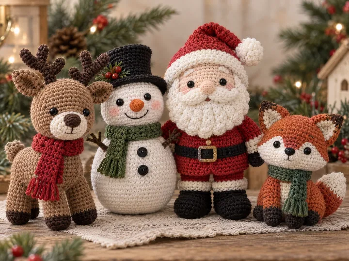 Amigurumis de Noël au crochet