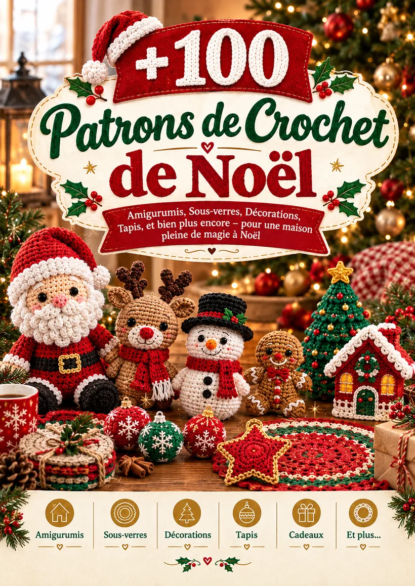 +100 Patrons de Crochet de Noël